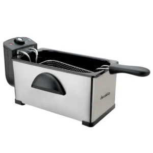 Decakila KEEC056M Deep Fryer – 3L Stainless Steel Electric Deep Fryer | Adjustable Temperature Control | Cool-Touch Handle | Easy Cleaning