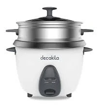 Decakila KEER035W 2.8L Rice Cooker – Electric Cooker with Steamer | Auto Keep Warm | Non-Stick Inner Pot | Energy Efficient