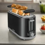 2-Slice Long Slot Toaster with Bun Warmer – KETS011B | 850W, Multifunction, Black