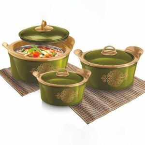 Gold Star Insulated Casserole 4-Piece Set – 3000ml, 2000ml, 1200ml, 800ml