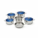220 Piece Stainless Steel Cookware Set - Full Kitchen Bundle