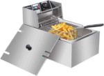 Electric Deep Fryer 6.8L – 2800W Commercial-Grade Fryer for Fast & Crispy Cooking