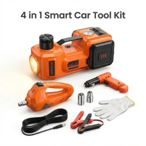 🚗 Ultimate 4-in-1  Smart Car Tool Kit – Your Roadside Lifesaver ⚡