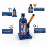 12 Ton Hydraulic Bottle Jack