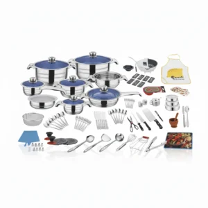 120-Piece Stainless Steel Cookware Set – Complete Luxury Kitchen Solution 🍳✨