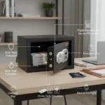 INGCO 11L Digital Steel Safe