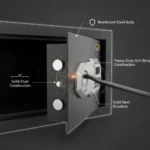 INGCO 11L Digital Steel Safe