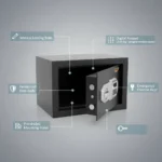 INGCO 11L Digital Steel Safe