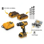 INGCO 20V Professional 3-Piece Brushless Combo Kit