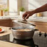 12-Piece Marble Cookware (5) 12-Piece Marble Cookware