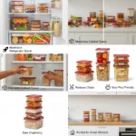 Food Storage Containers 17Piece