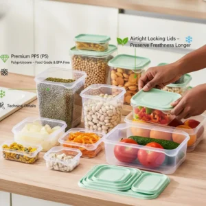 Food Storage Containers 17Piece